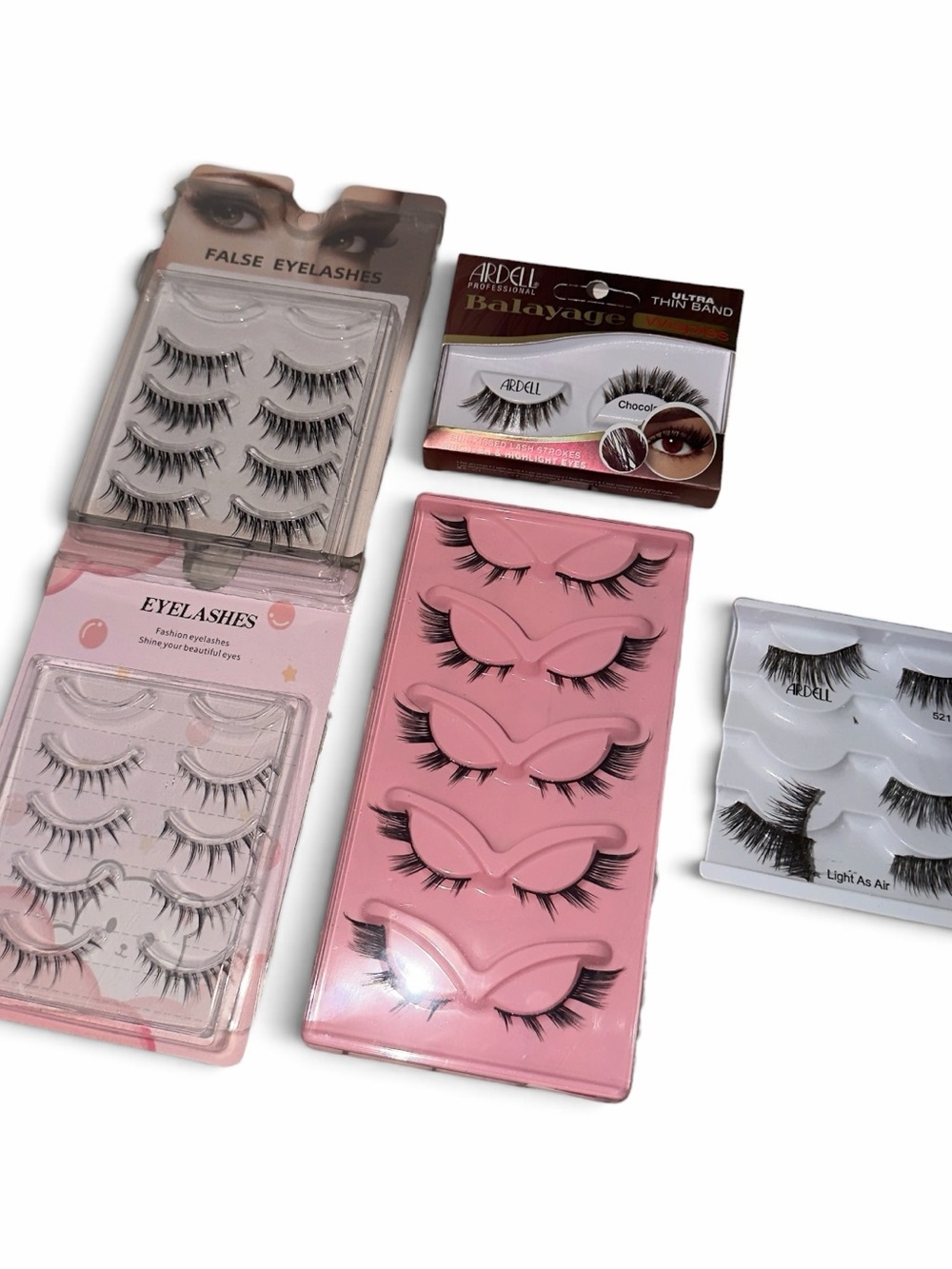 Mixed False Eyelash Lot - Black Lashes